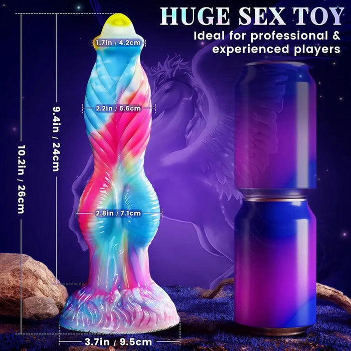 10 Zoll Fernbedienung thrusting knotted dildo vibrator, hergestellt aus hochwertigem Silikon für ultimativen Genuss.