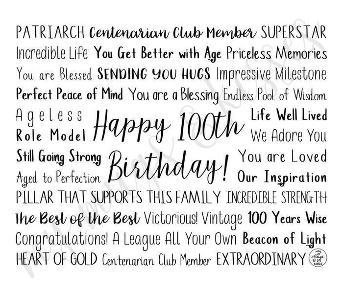 100th Birthday Travel Mug