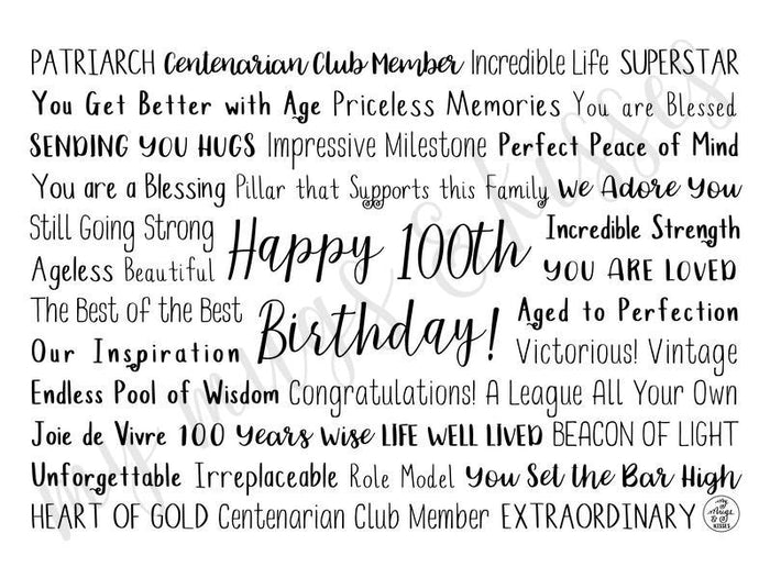 100th Birthday Tumbler