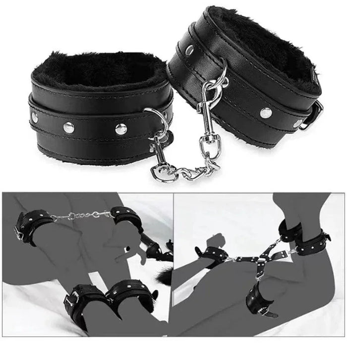 11 Sets Leather BDSM Erotic Bondage - Xinghaoya