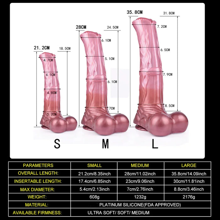 14 Inches Large Horse Squirting Dildo