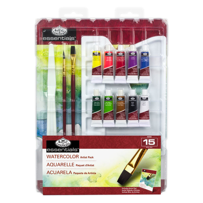 15 Pc Watercolor Painting