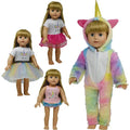 18In Unicorn Clothes Set