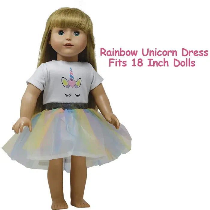 18In Unicorn Clothes Set