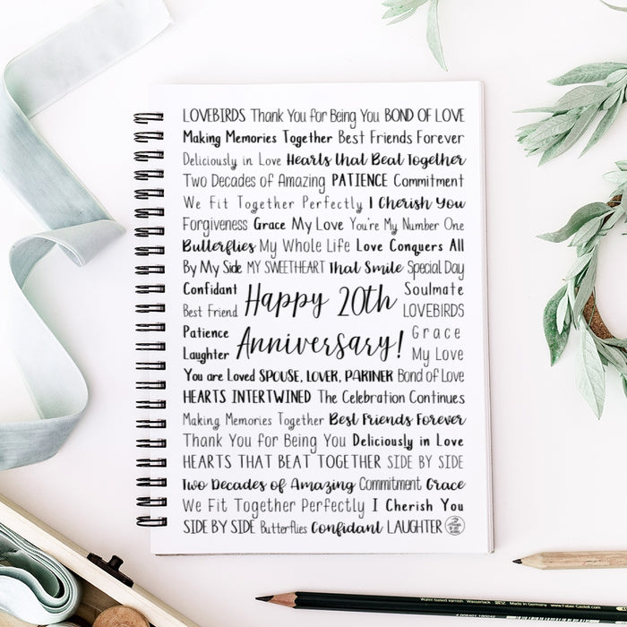 20th Anniversary Spiral Notebook