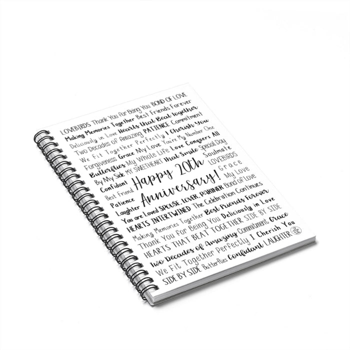 20th Anniversary Spiral Notebook
