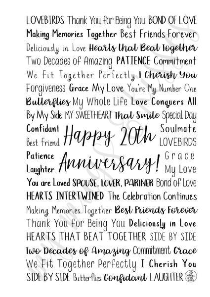 20th Anniversary Spiral Notebook