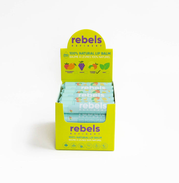 24 Pack Stick Lip Balm + Display