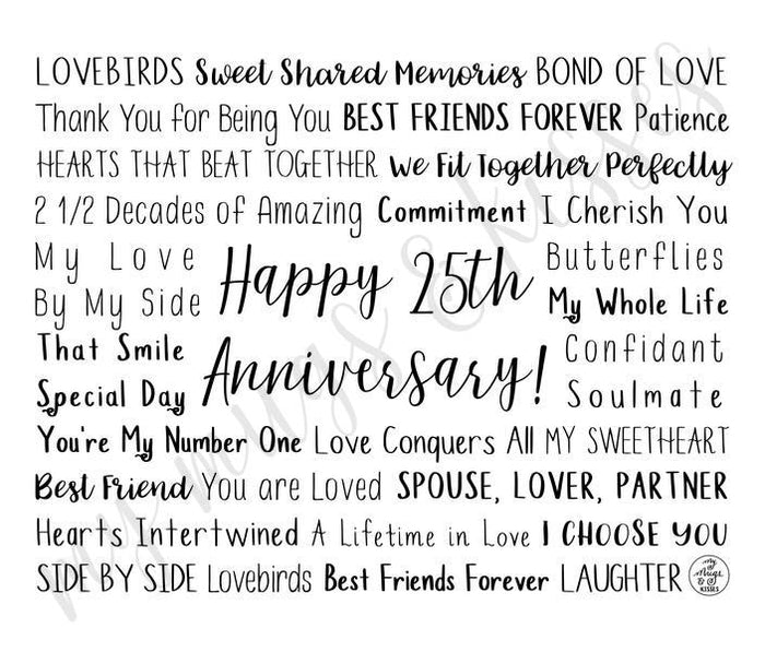 25th Anniversary Travel Mug