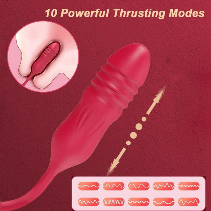 thrusting vibrator