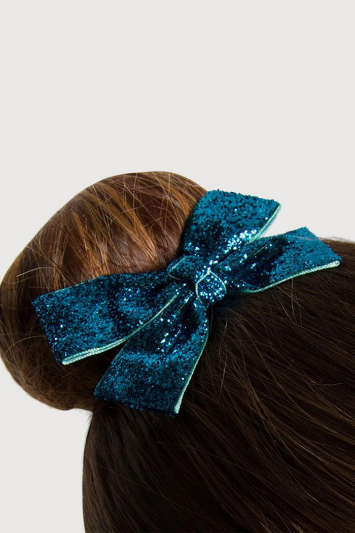 30094 - Glittered Ribbon Hair Bow