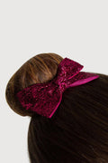 30094 - Glittered Ribbon Hair Bow