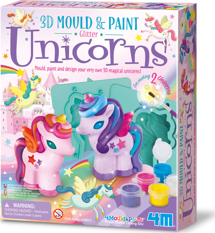 3D Mould & Paint Unicorns