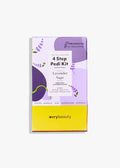 Avrybeauty 4 Step Pedi Kit packaging with lavender and sage design on a white background