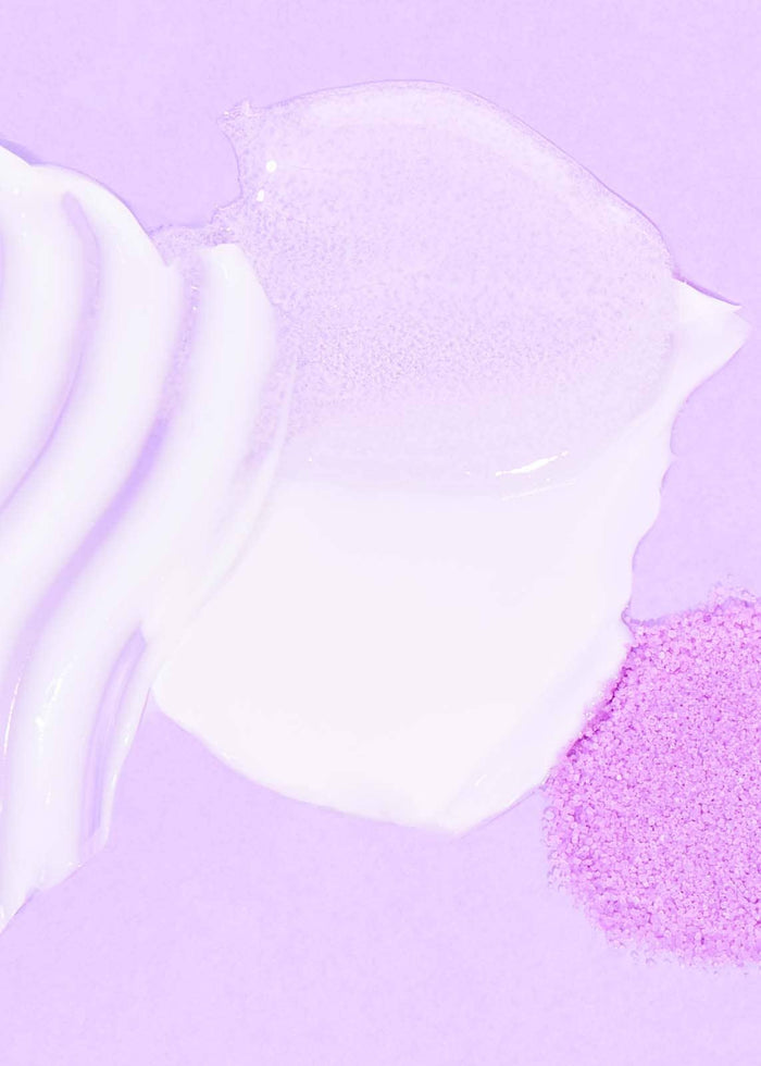 Gradient of purple and white with a textured pattern