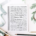 40th Birthday Spiral Notebook