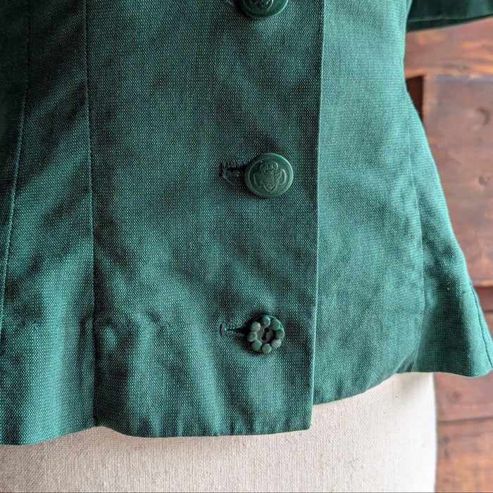 50s/60s Vintage Green Girl Scout Top