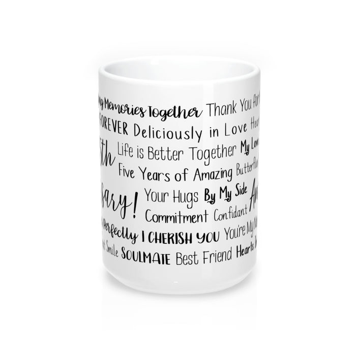 5th Anniversary Mug