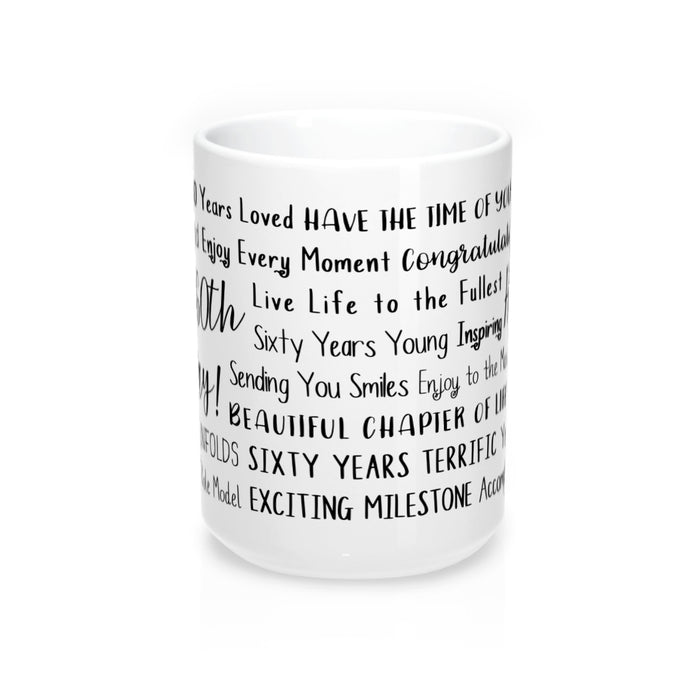 60th Birthday Mug