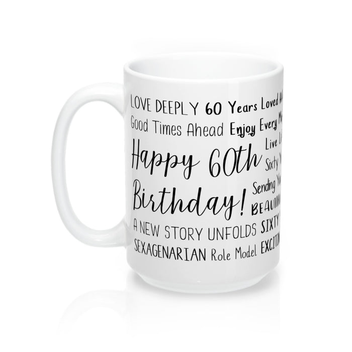 60th Birthday Mug