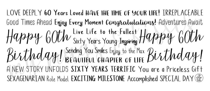 60th Birthday Mug