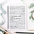 60th Birthday Spiral Notebook