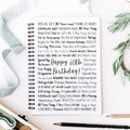 80th Birthday Spiral Notebook