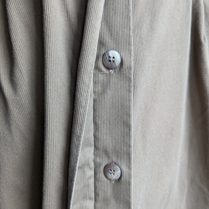 90s Vintage A-Line Olive-Brown Maxi Skirt