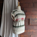 90s Vintage Apple Orchard Sweater Vest