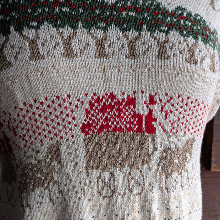 90s Vintage Apple Orchard Sweater Vest