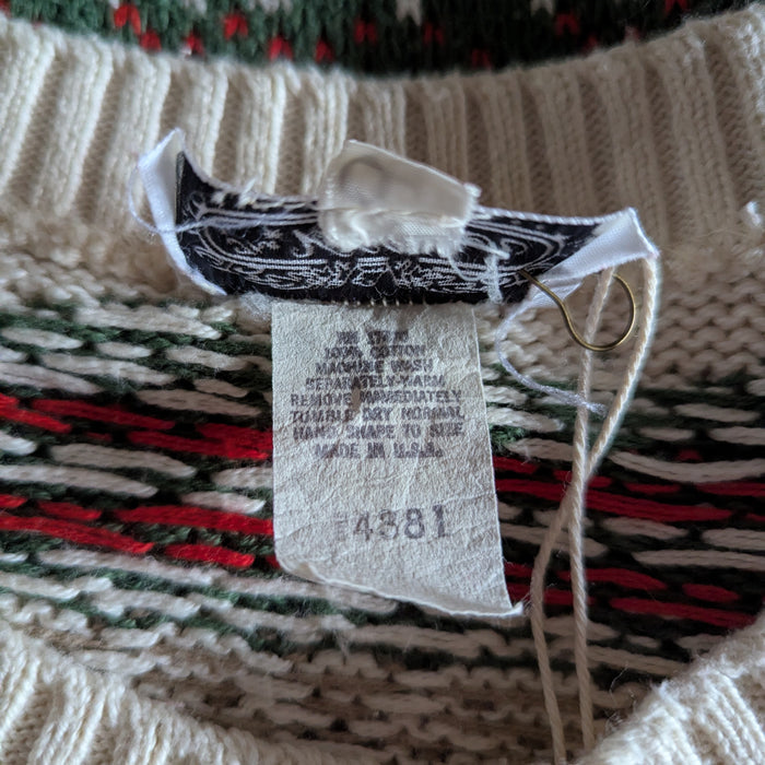 90s Vintage Apple Orchard Sweater Vest
