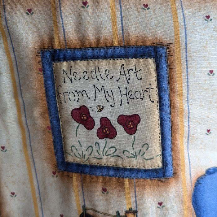 90s Vintage Homemade Quilting Themed Vest