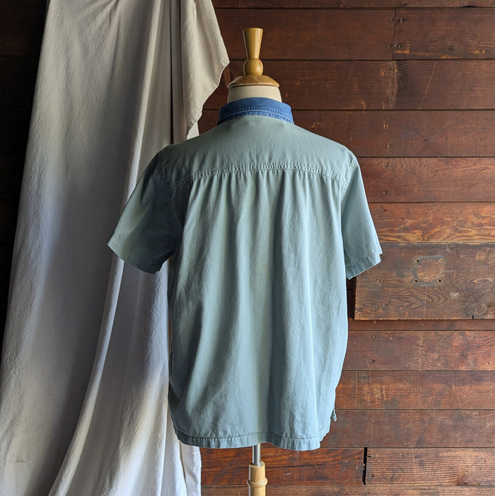 90s Vintage Plus Size Embroidered Shirt