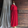 90s Vintage Plus Size Red Jersey Knit Dress