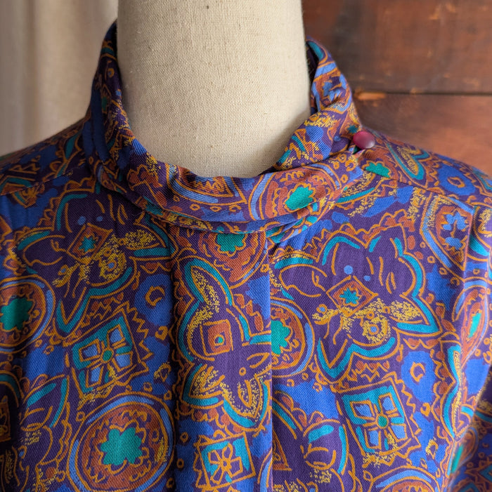 90s Vintage Purple Pendleton Wizard Blouse