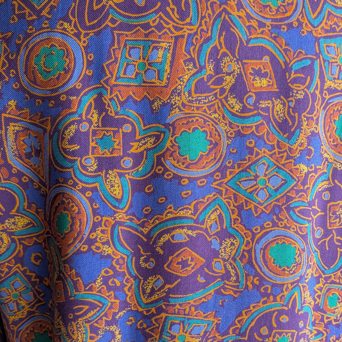 90s Vintage Purple Pendleton Wizard Blouse