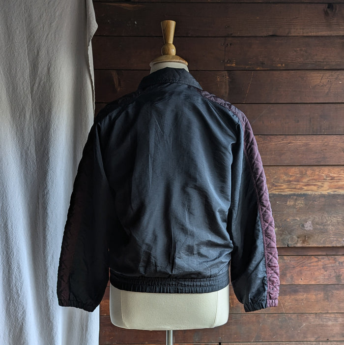 90s Vintage Velvet Patchwork Windbreaker