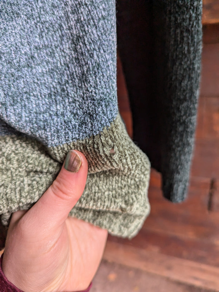 90s/Y2K Plus Size Colorblock Knit Sweater
