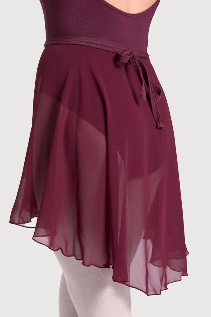 A0388L - Bloch Repertoire Asymmetrical Womens Wrap Skirt