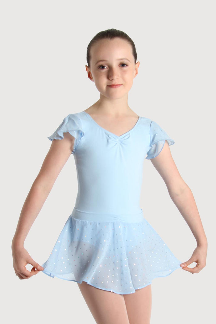 A55161G - Bloch Olesia Sequin Spotted Girls Skirt