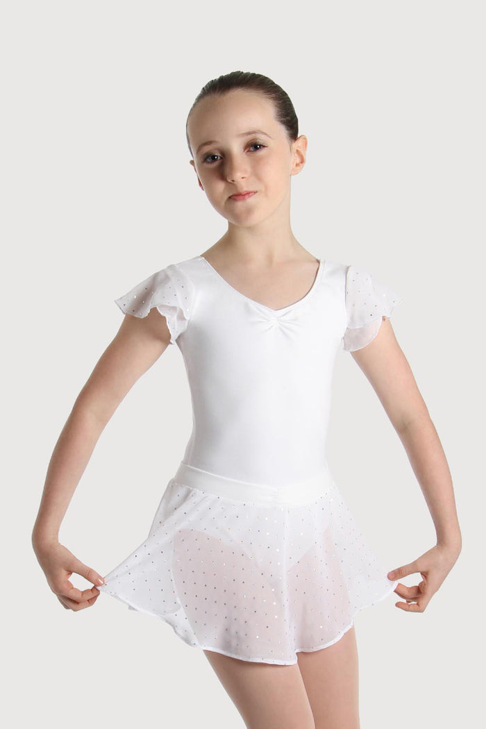 A55161G - Bloch Olesia Sequin Spotted Girls Skirt
