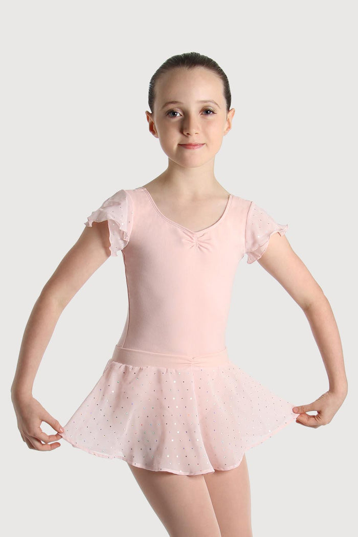 A55161G - Bloch Olesia Sequin Spotted Girls Skirt