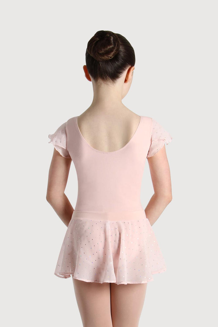 A55161G - Bloch Olesia Sequin Spotted Girls Skirt