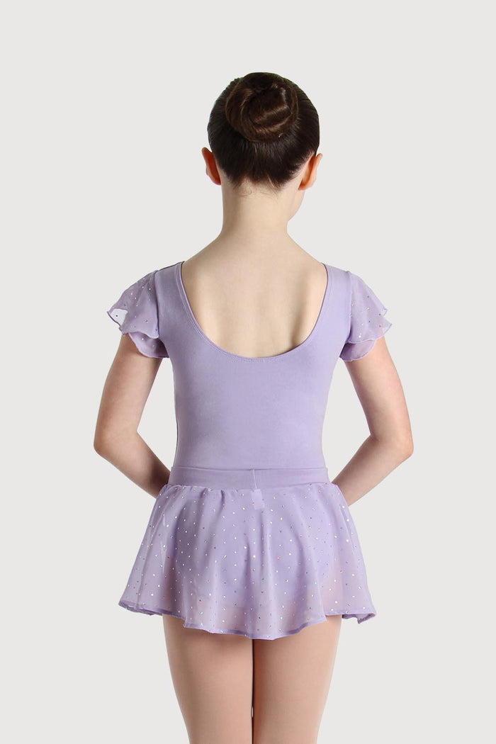 A55161G - Bloch Olesia Sequin Spotted Girls Skirt