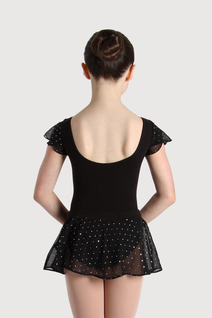 A55161G - Bloch Olesia Sequin Spotted Girls Skirt
