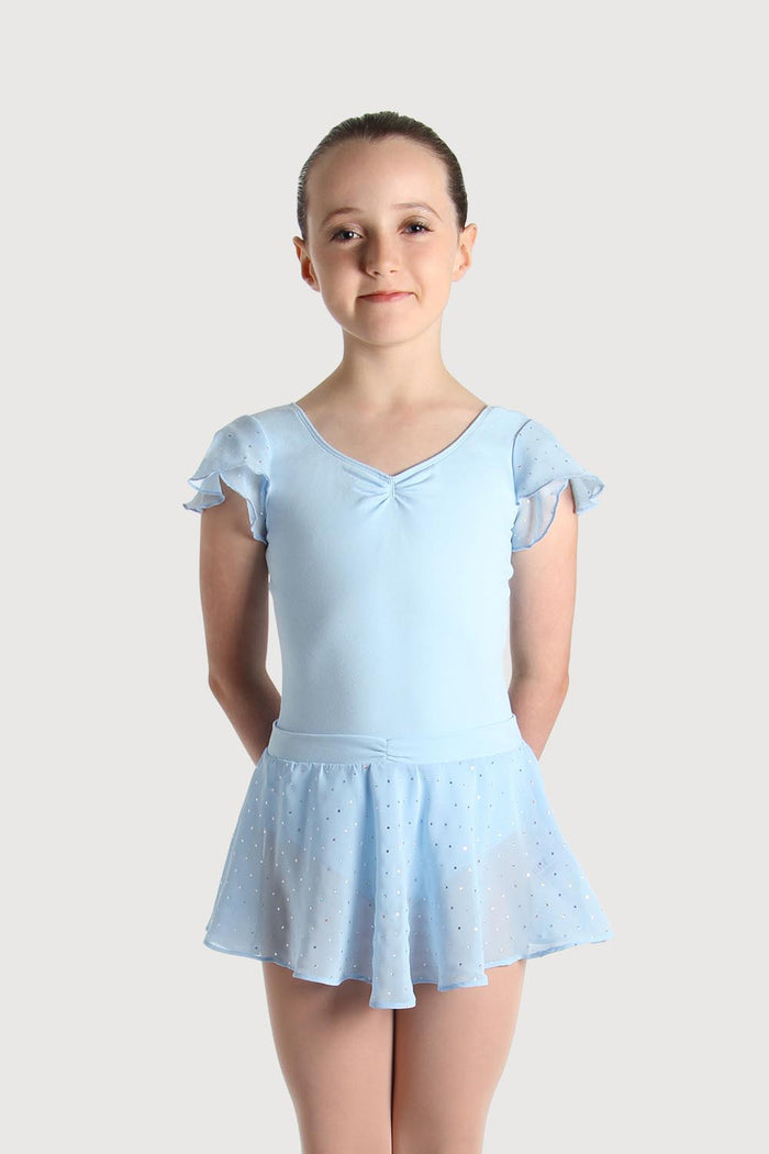 A55161G - Bloch Olesia Sequin Spotted Girls Skirt