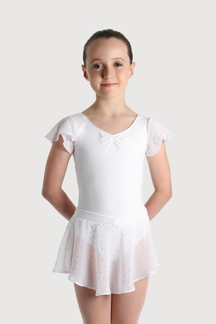 A55161G - Bloch Olesia Sequin Spotted Girls Skirt