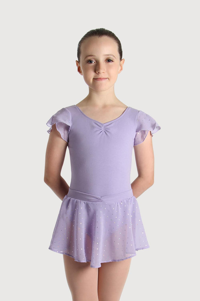 A55161G - Bloch Olesia Sequin Spotted Girls Skirt
