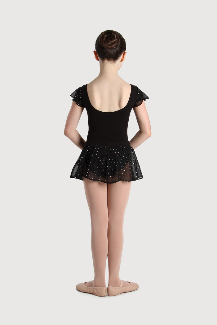 A55161G - Bloch Olesia Sequin Spotted Girls Skirt