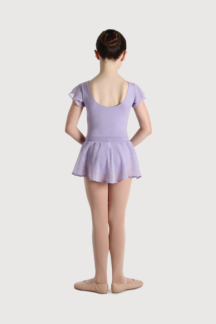 A55161G - Bloch Olesia Sequin Spotted Girls Skirt